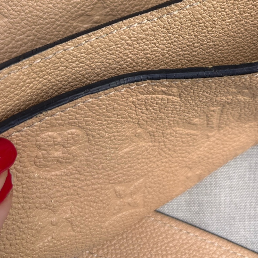 Authentic Louis Vuitton Bagatelle Empreinte beige Dune 2way discontinued hobo - Picture 15 of 15